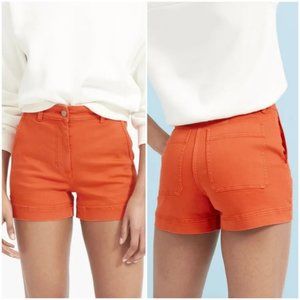 Everlane The Cotton Twill Short in Burnt Orange 6